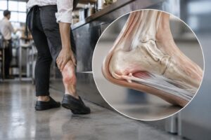 Épine calcanéenne : comment le travail en position debout influence cette affection