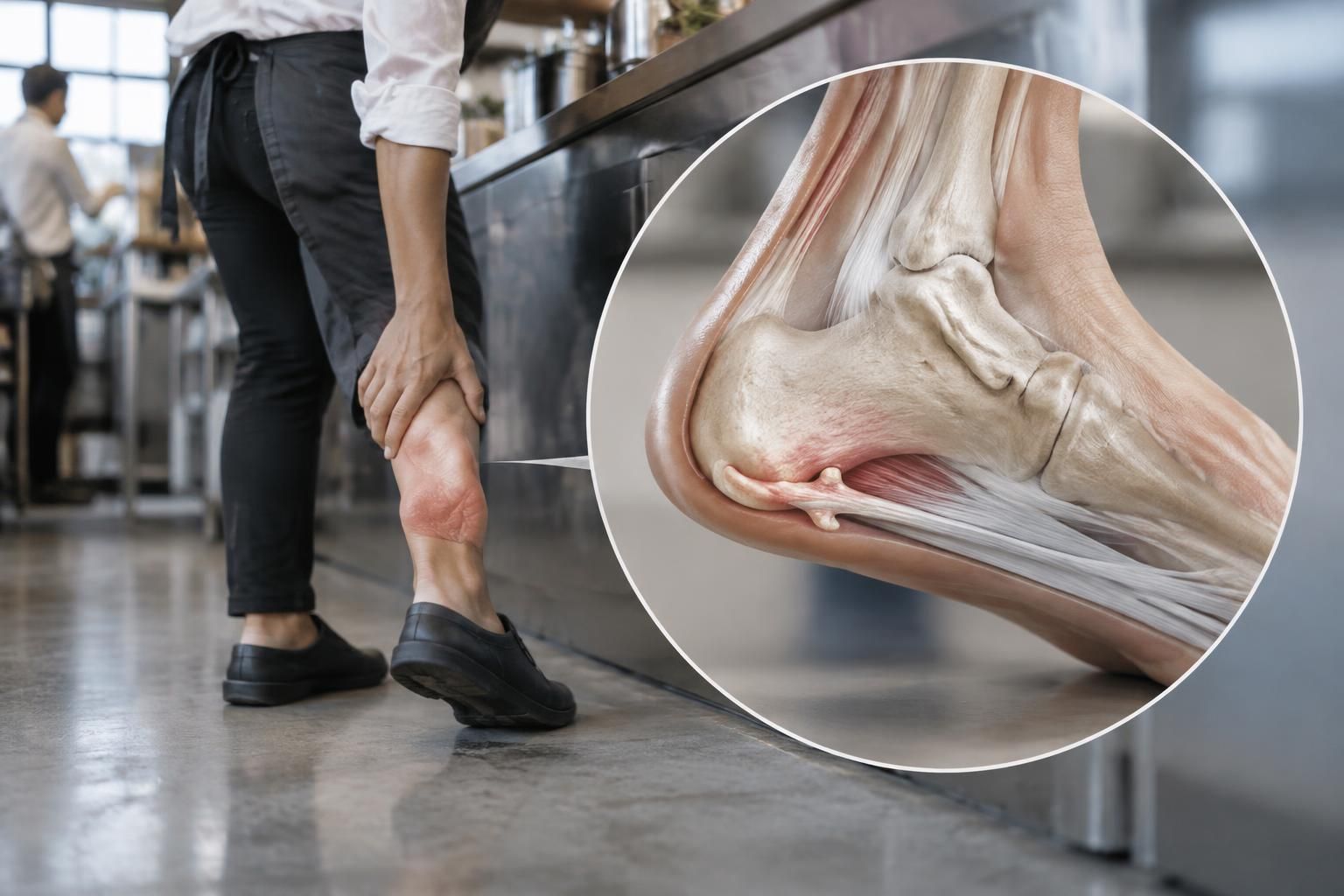 découvrez comment le travail prolongé en position debout peut favoriser ou aggraver une épine calcanéenne, et quelles mesures peuvent soulager la douleur.